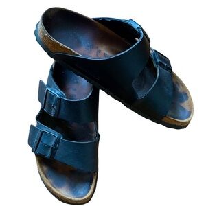 BIRKENSTOCK 🔴Arizona black sandals Sz 38
